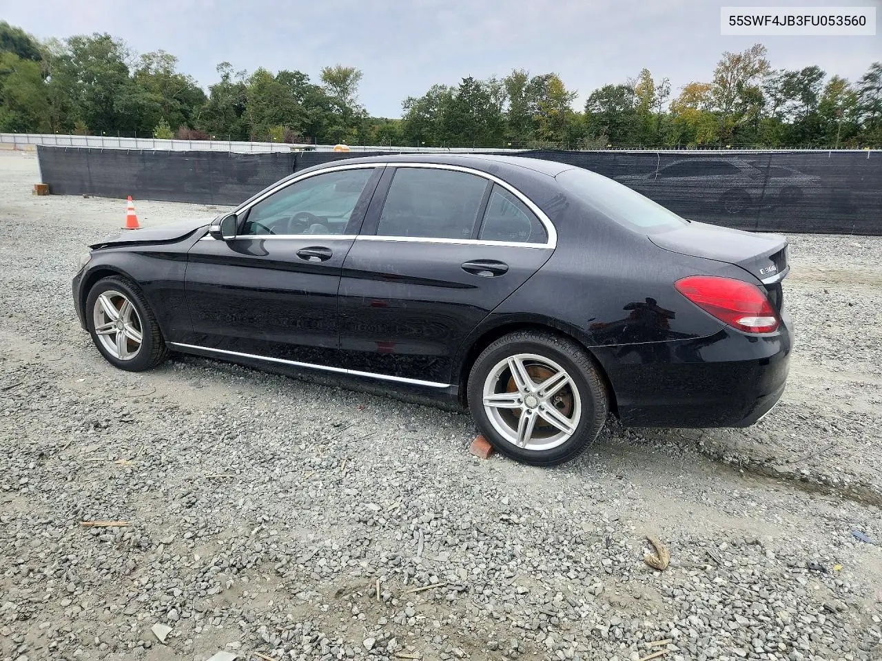 2015 MERCEDES C-KLASSE VIN 55SWF4JB3FU053560 — фото 2