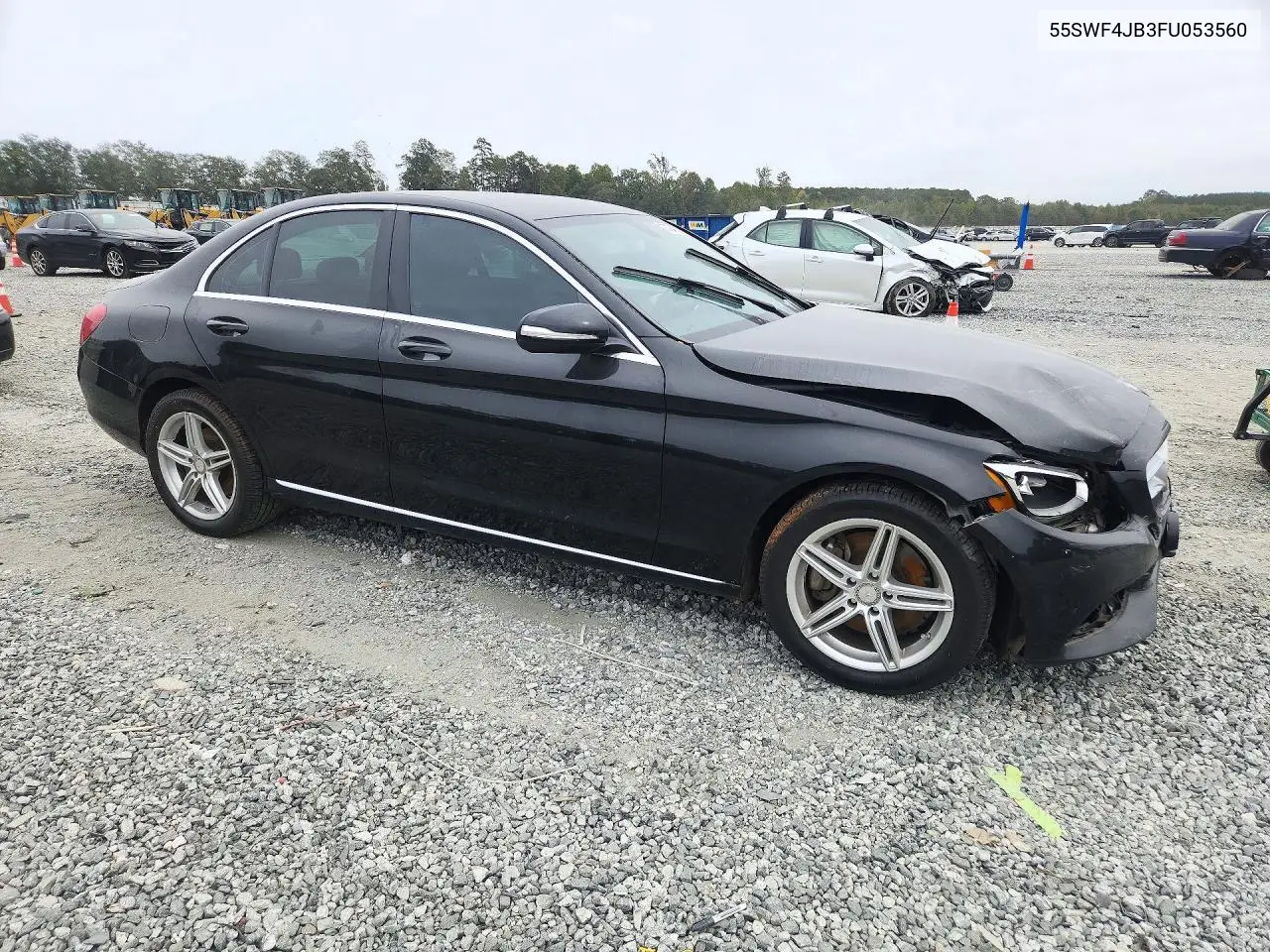 2015 MERCEDES C-KLASSE VIN 55SWF4JB3FU053560 — фото 4