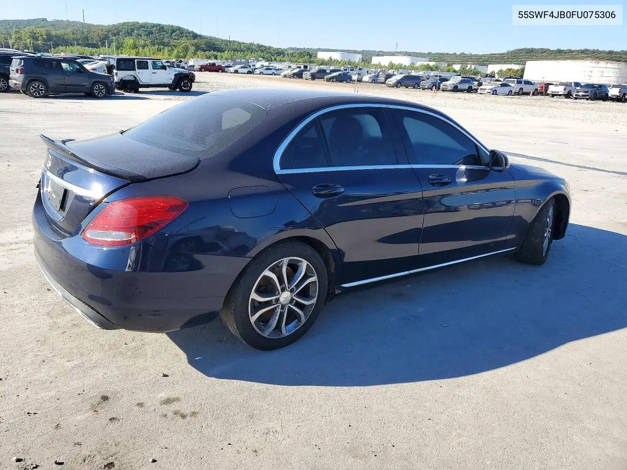 2015 MERCEDES C-KLASSE VIN 55SWF4JB0FU075306 — фото 3