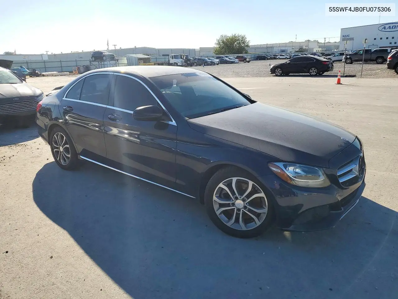2015 MERCEDES C-KLASSE VIN 55SWF4JB0FU075306 — фото 4