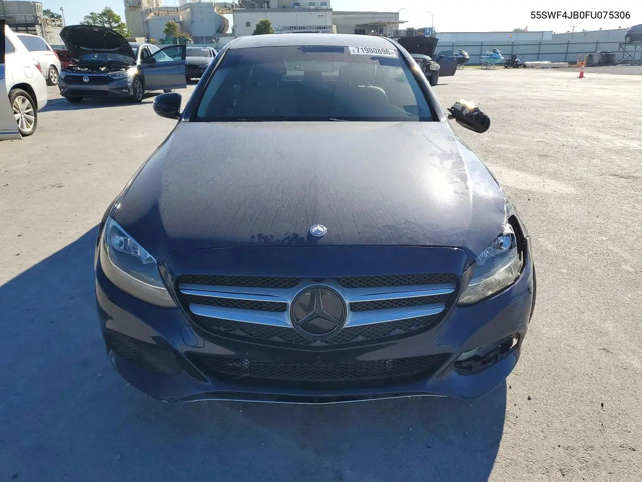 2015 MERCEDES C-KLASSE VIN 55SWF4JB0FU075306 — фото 5