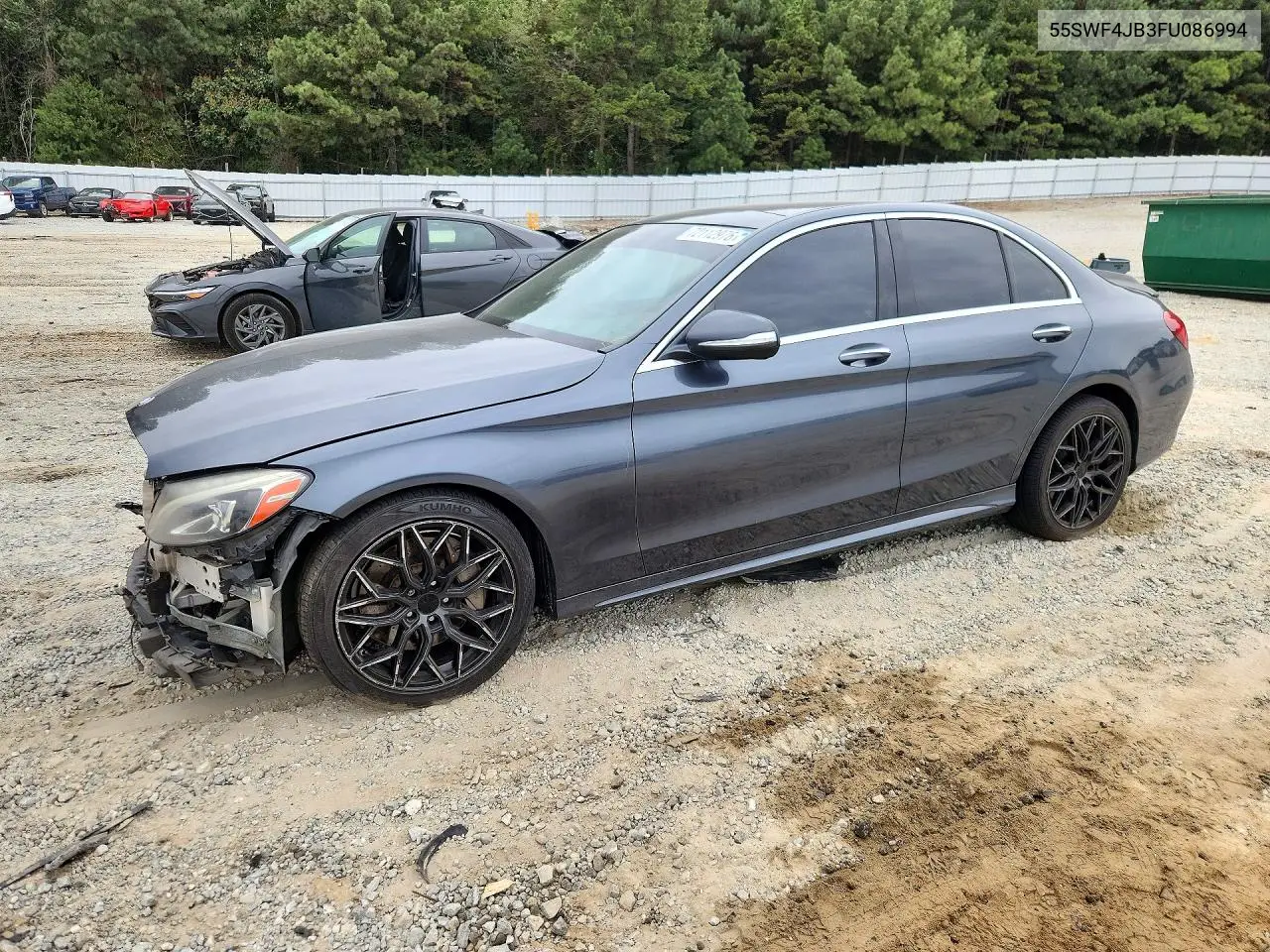 MERCEDES C-KLASSE 2015, VIN 55SWF4JB3FU086994