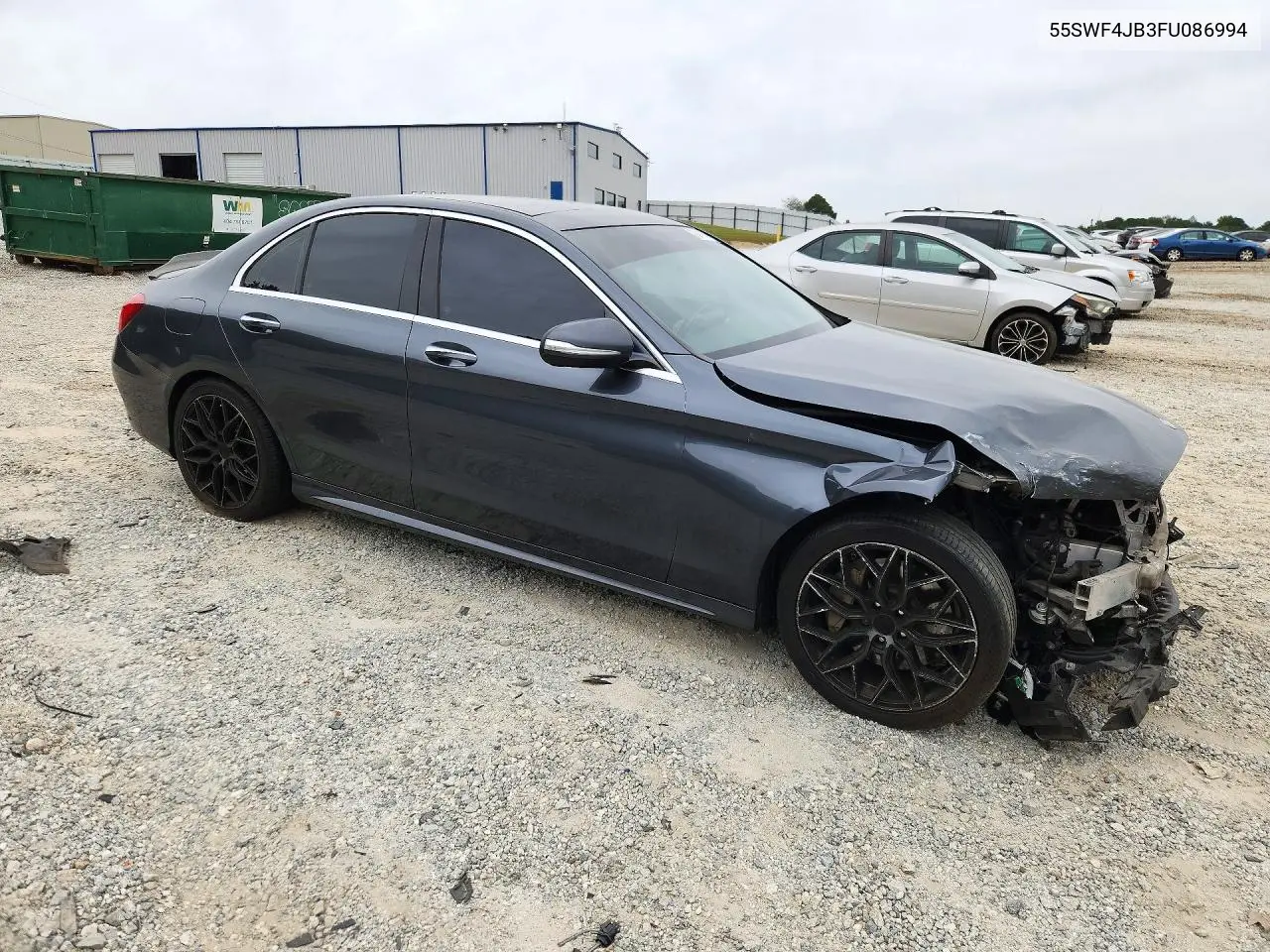 2015 MERCEDES C-KLASSE VIN 55SWF4JB3FU086994 — фото 4