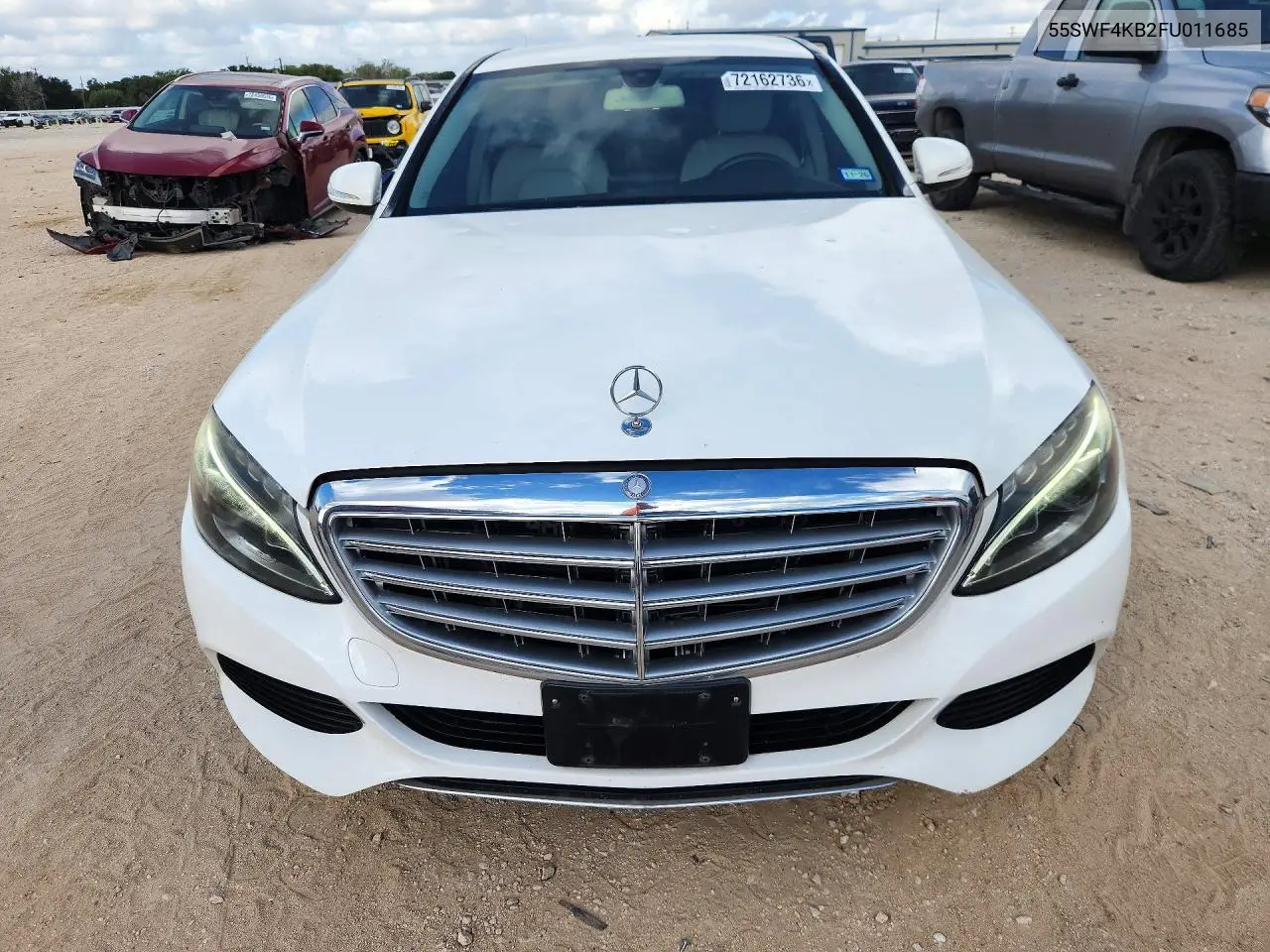 2015 MERCEDES C-KLASSE VIN 55SWF4KB2FU011685 — фото 5