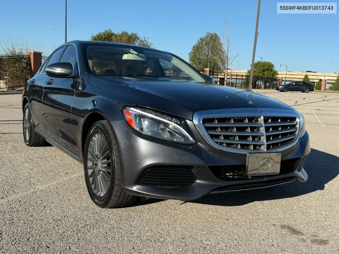 MERCEDES C-KLASSE 2015, VIN 55SWF4KB0FU013743