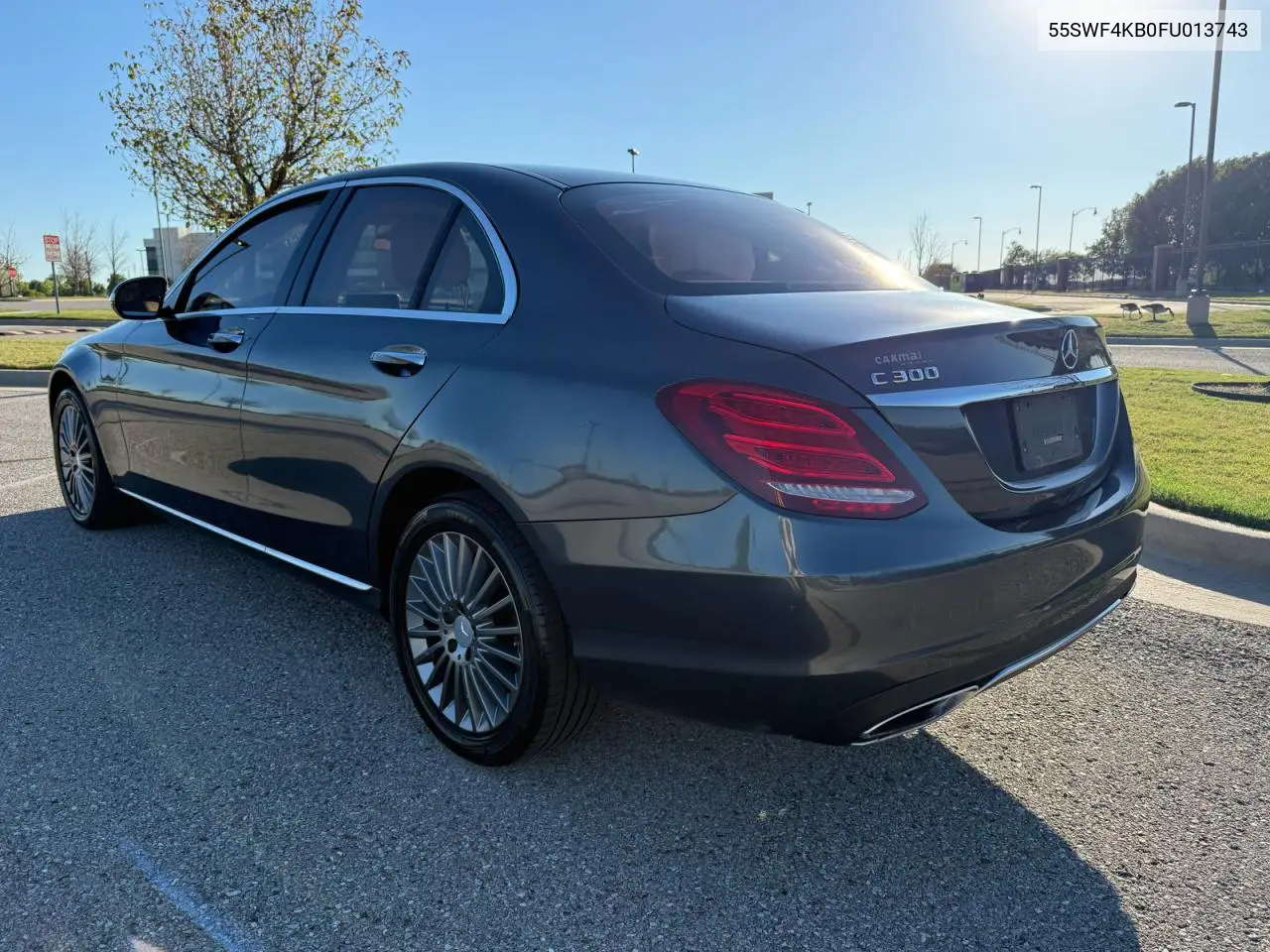 2015 MERCEDES C-KLASSE VIN 55SWF4KB0FU013743 — фото 3