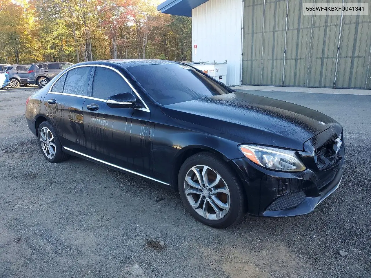 2015 MERCEDES C-KLASSE VIN 55SWF4KBXFU041341 — фото 4