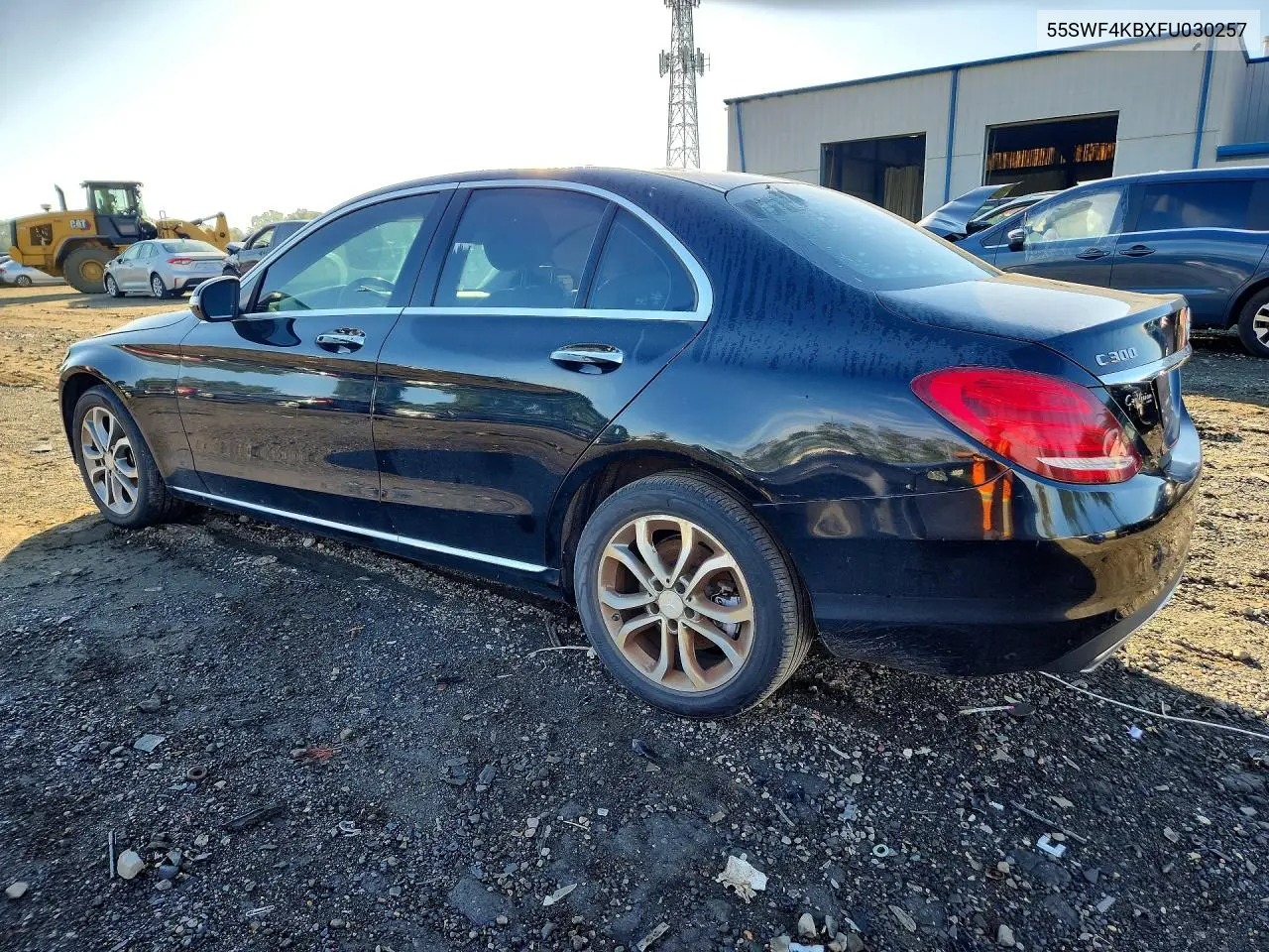 2015 MERCEDES C-KLASSE VIN 55SWF4KBXFU030257 — фото 2
