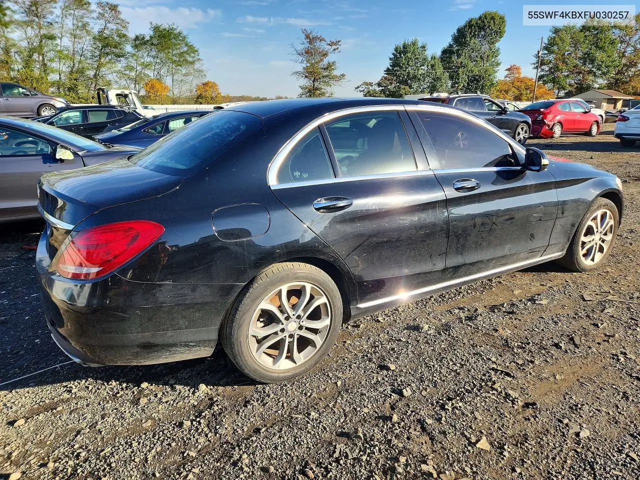 2015 MERCEDES C-KLASSE VIN 55SWF4KBXFU030257 — фото 3