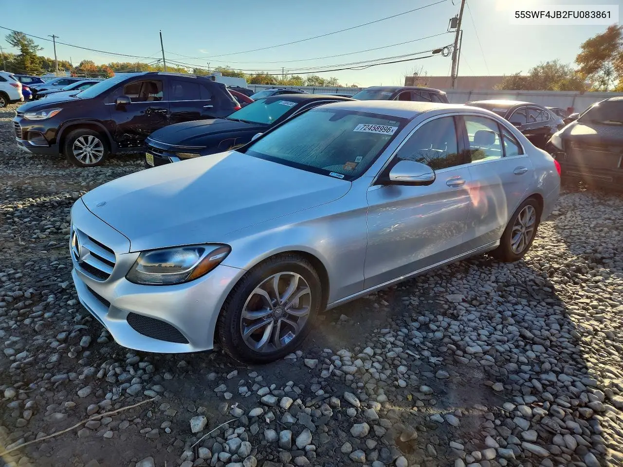 MERCEDES C-KLASSE 2015, VIN 55SWF4JB2FU083861