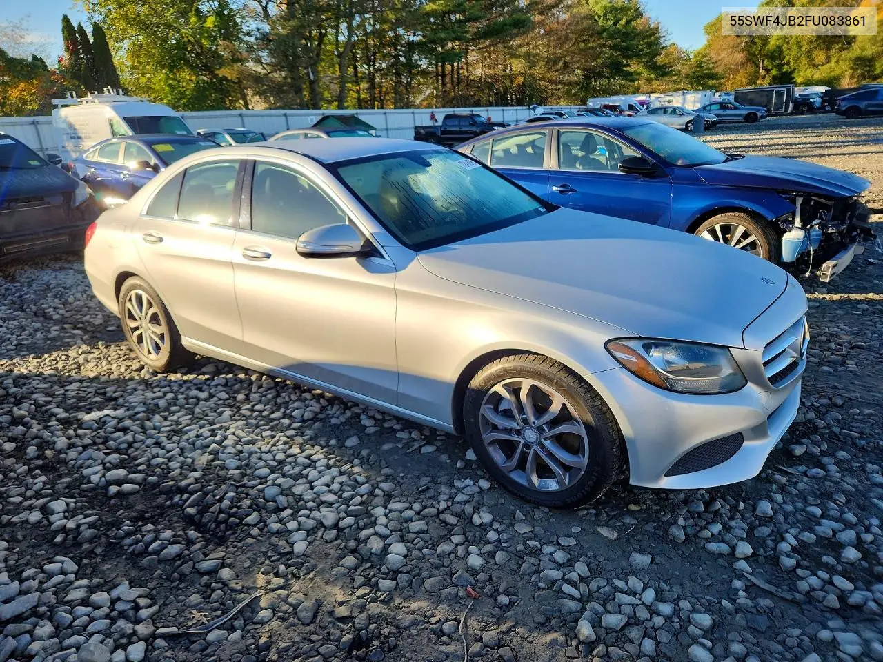 2015 MERCEDES C-KLASSE VIN 55SWF4JB2FU083861 — фото 4