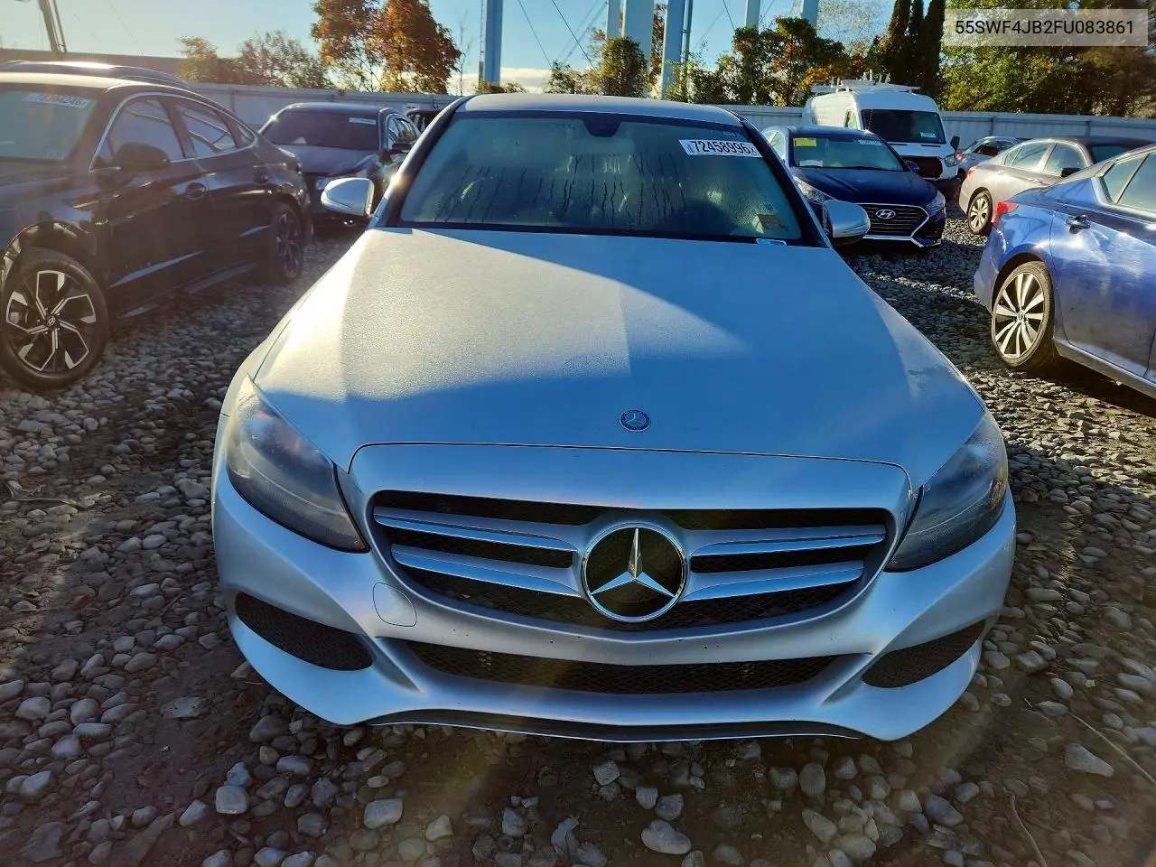 2015 MERCEDES C-KLASSE VIN 55SWF4JB2FU083861 — фото 5