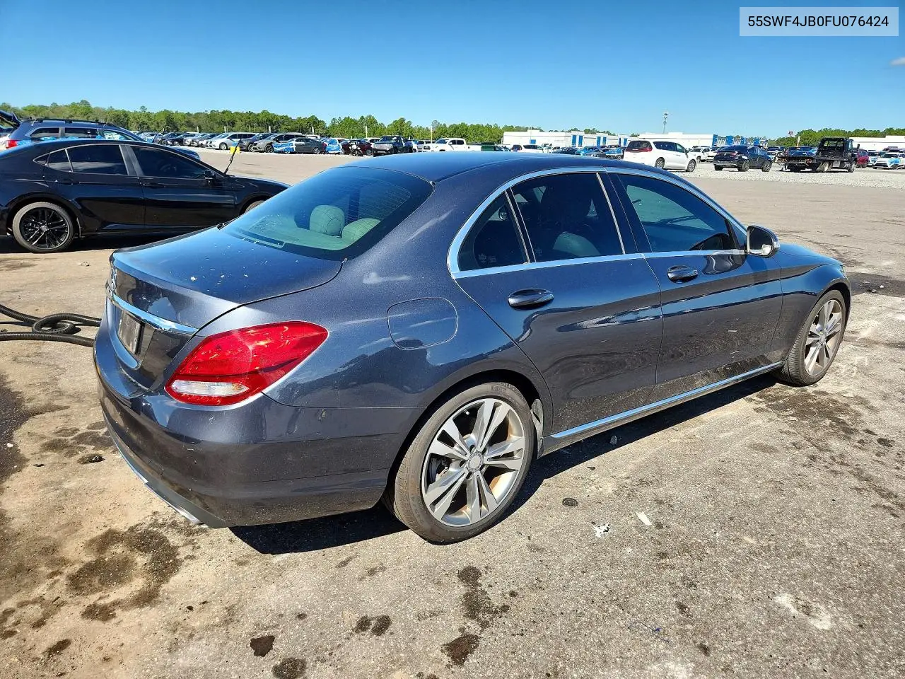 2015 MERCEDES C-KLASSE VIN 55SWF4JB0FU076424 — фото 3