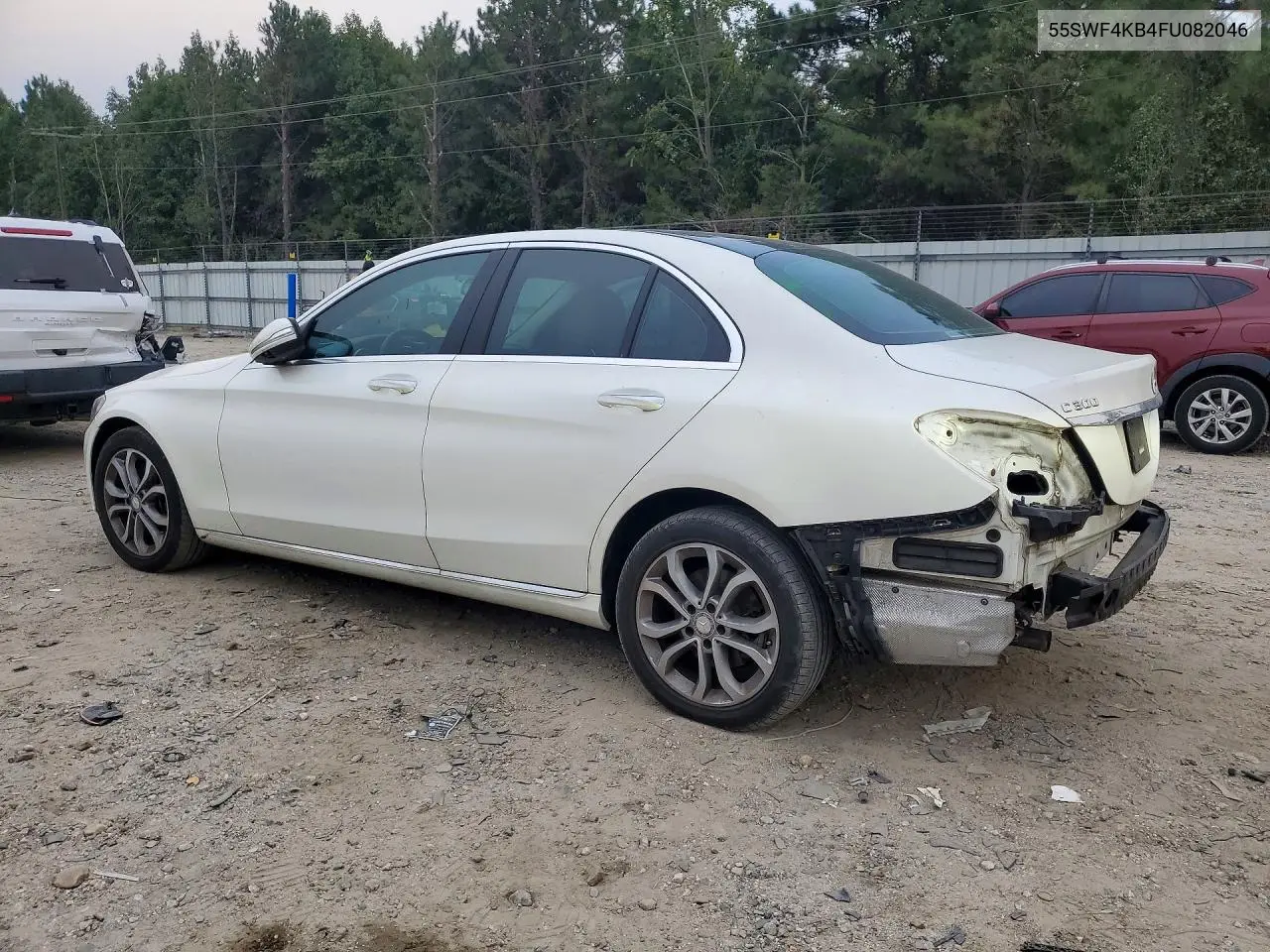 2015 MERCEDES C-KLASSE VIN 55SWF4KB4FU082046 — фото 2