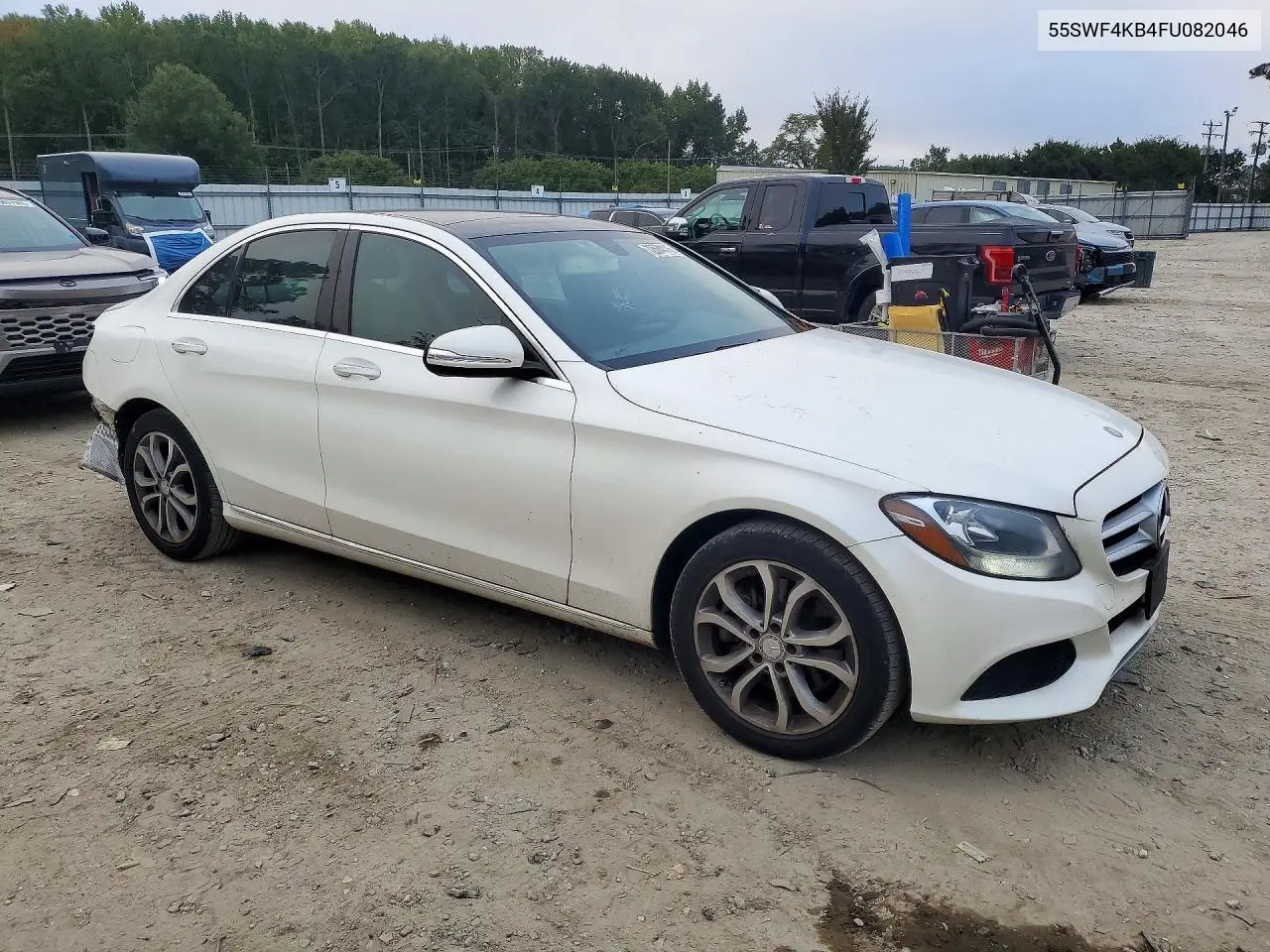 2015 MERCEDES C-KLASSE VIN 55SWF4KB4FU082046 — фото 4
