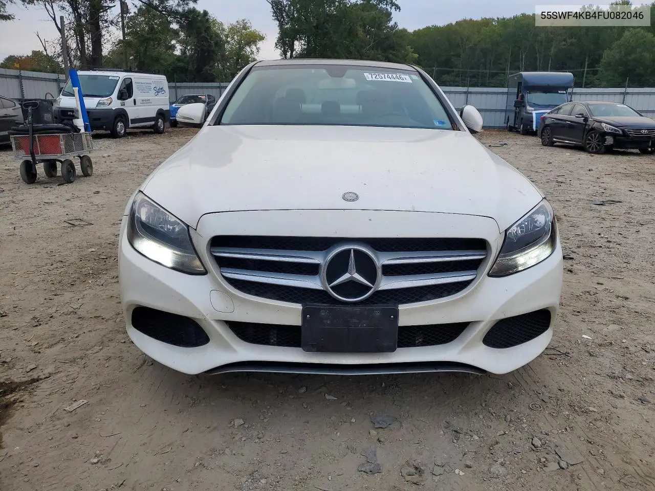 2015 MERCEDES C-KLASSE VIN 55SWF4KB4FU082046 — фото 5