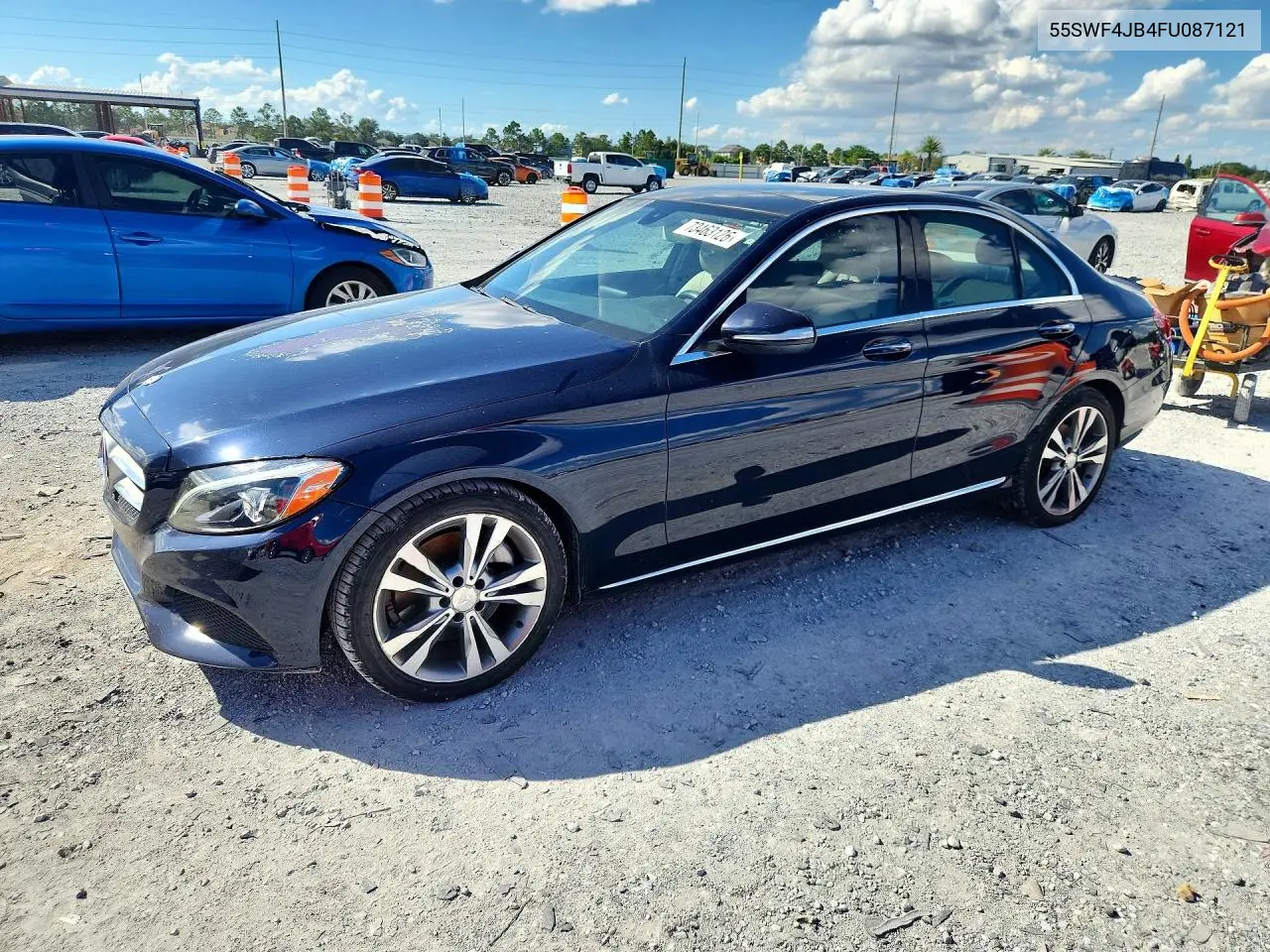 MERCEDES C-KLASSE 2015, VIN 55SWF4JB4FU087121