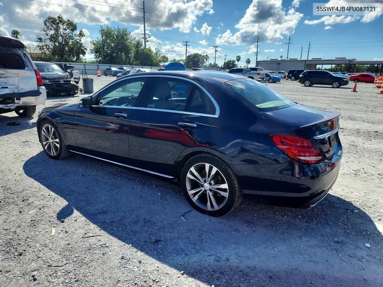 2015 MERCEDES C-KLASSE VIN 55SWF4JB4FU087121 — фото 2
