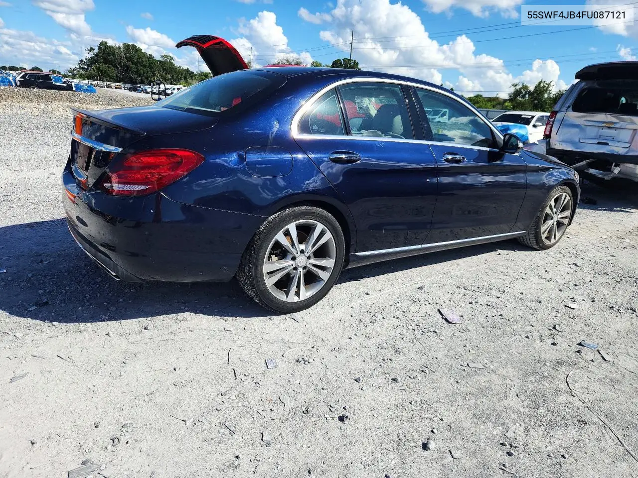 2015 MERCEDES C-KLASSE VIN 55SWF4JB4FU087121 — фото 3