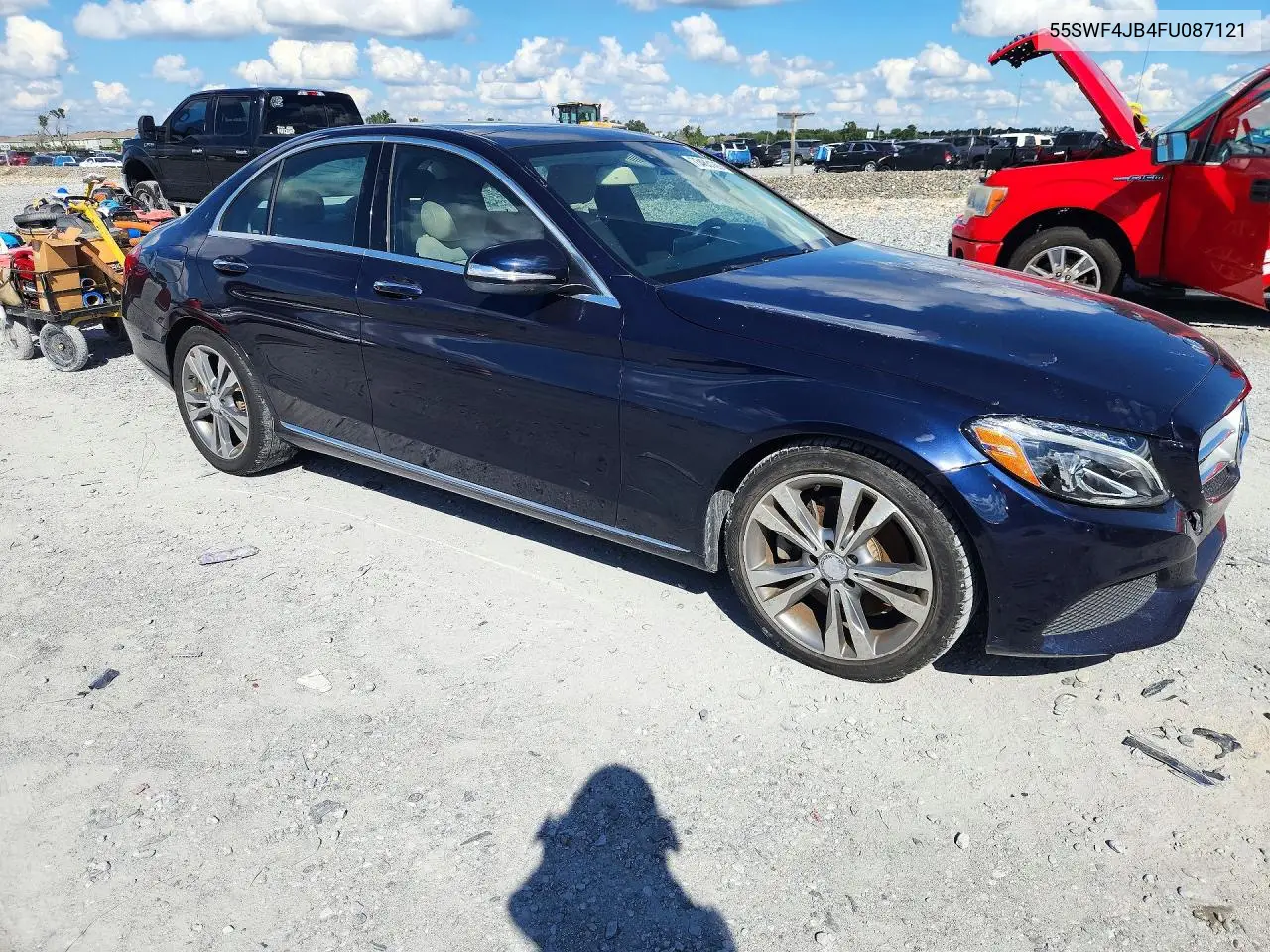 2015 MERCEDES C-KLASSE VIN 55SWF4JB4FU087121 — фото 4