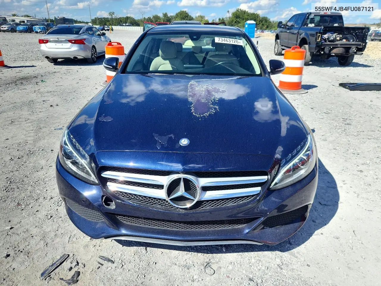 2015 MERCEDES C-KLASSE VIN 55SWF4JB4FU087121 — фото 5