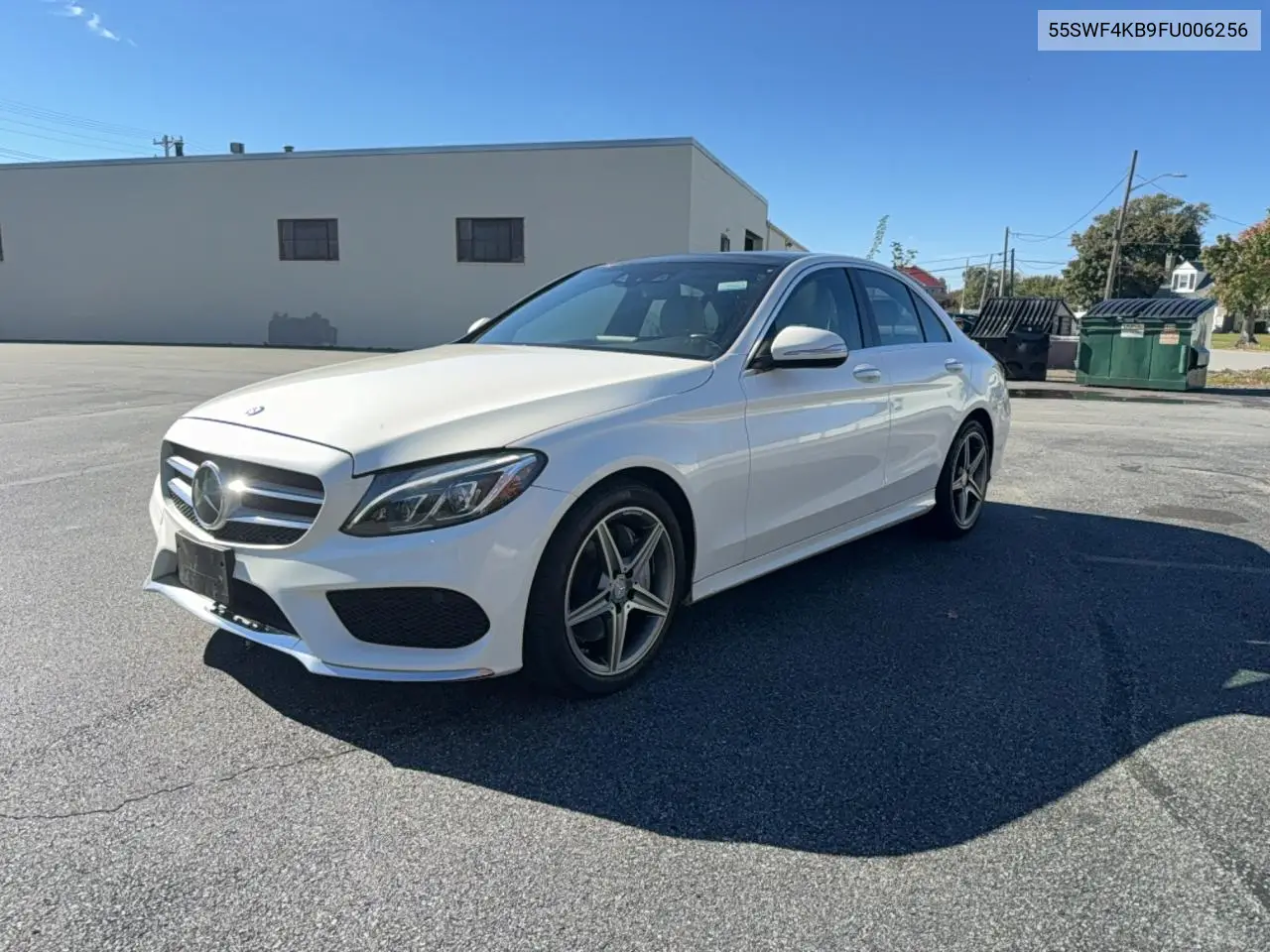 2015 MERCEDES C-KLASSE VIN 55SWF4KB9FU006256 — фото 2