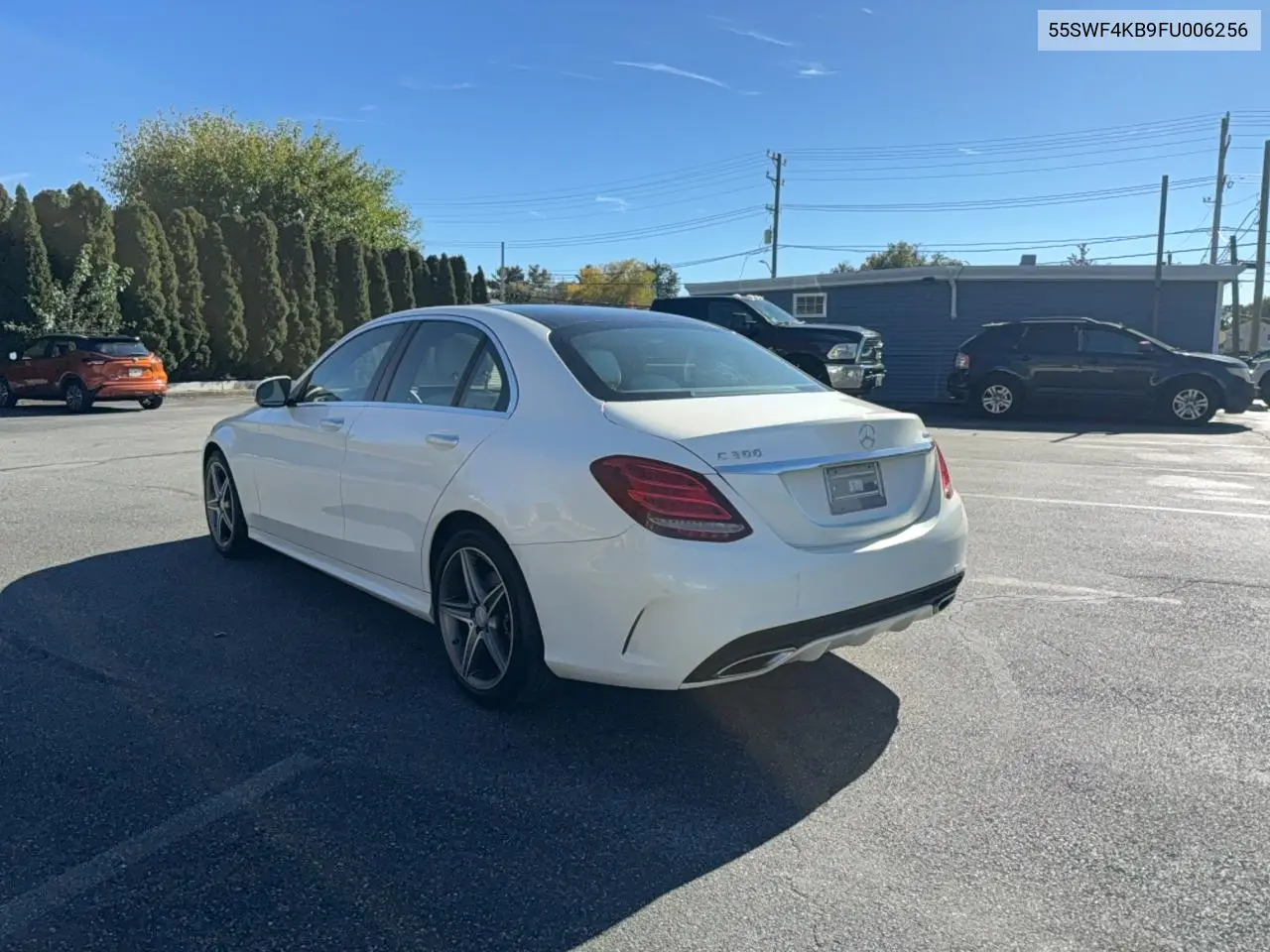 2015 MERCEDES C-KLASSE VIN 55SWF4KB9FU006256 — фото 3