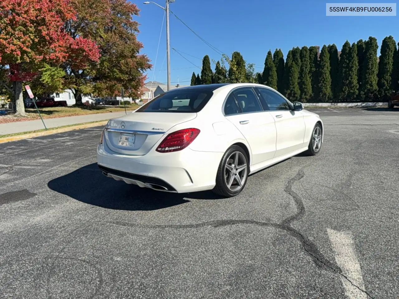 2015 MERCEDES C-KLASSE VIN 55SWF4KB9FU006256 — фото 4