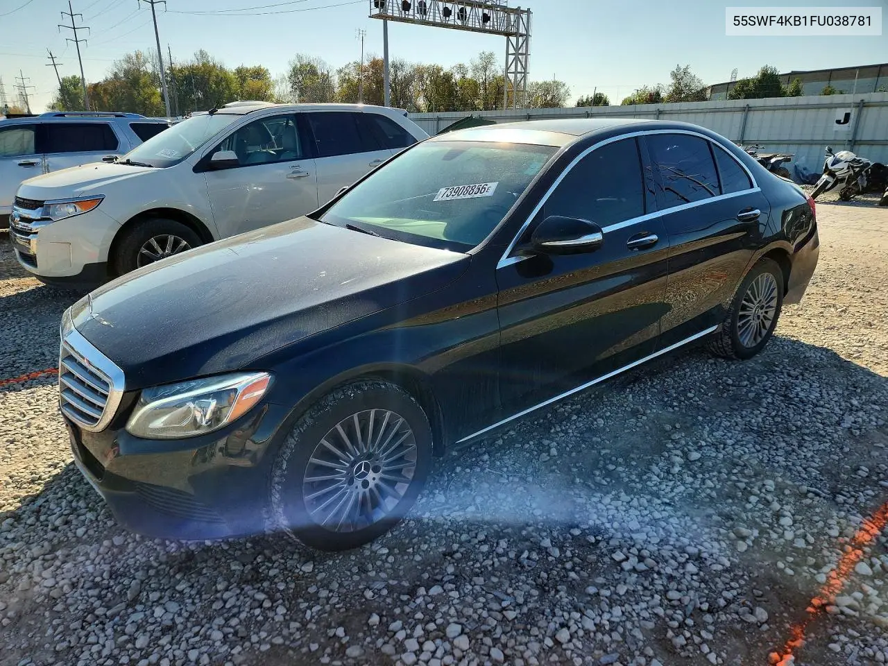 MERCEDES C-KLASSE 2015, VIN 55SWF4KB1FU038781