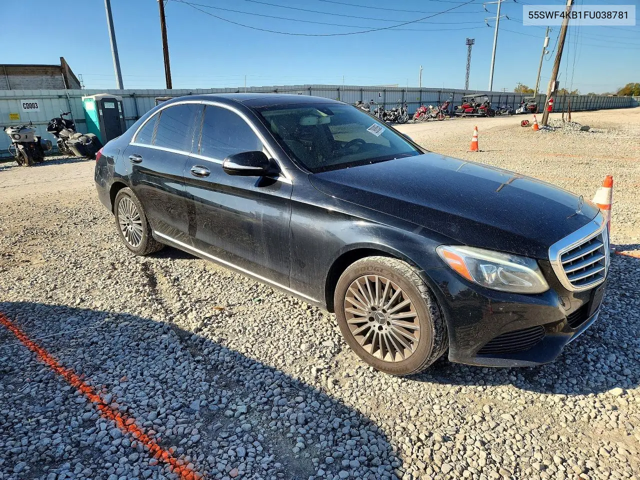 2015 MERCEDES C-KLASSE VIN 55SWF4KB1FU038781 — фото 4