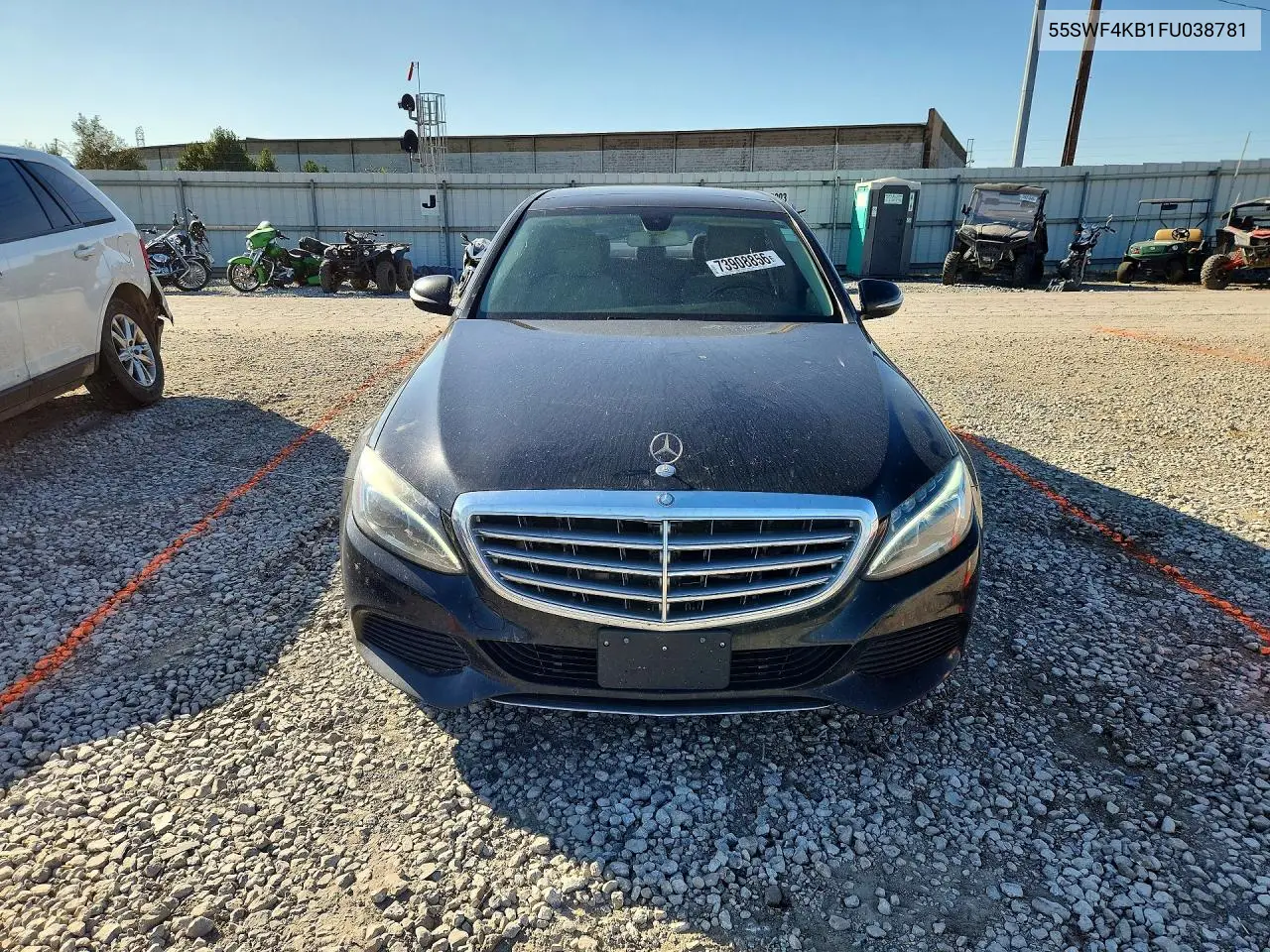 2015 MERCEDES C-KLASSE VIN 55SWF4KB1FU038781 — фото 5