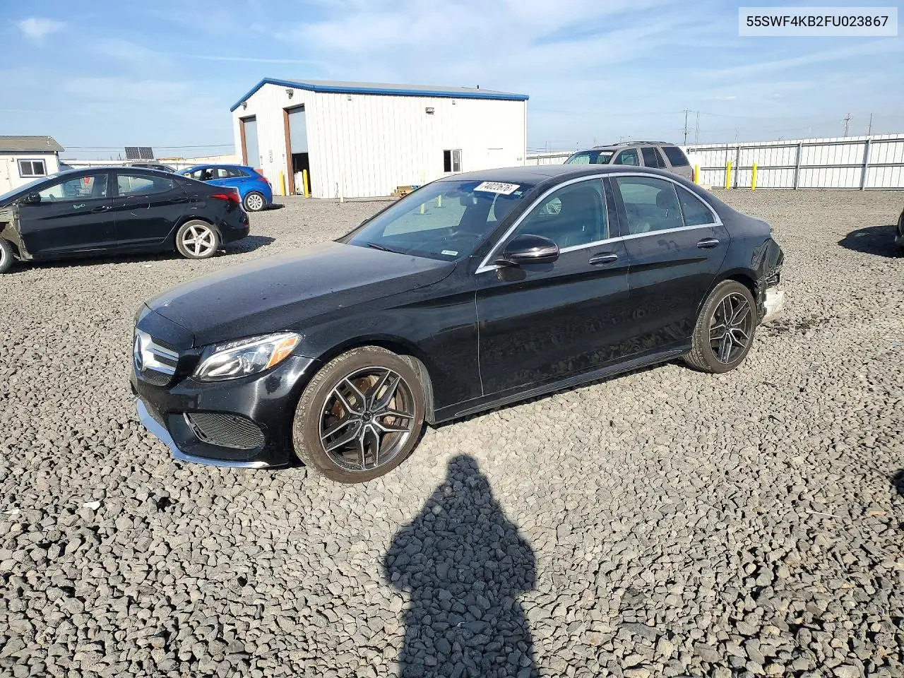 MERCEDES C-KLASSE 2015, VIN 55SWF4KB2FU023867