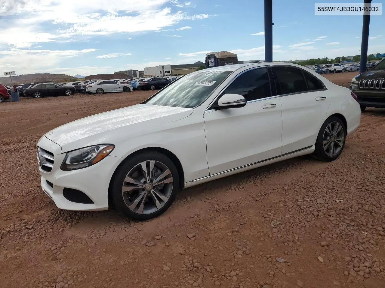 MERCEDES C-KLASSE 2016, VIN 55SWF4JB3GU146032