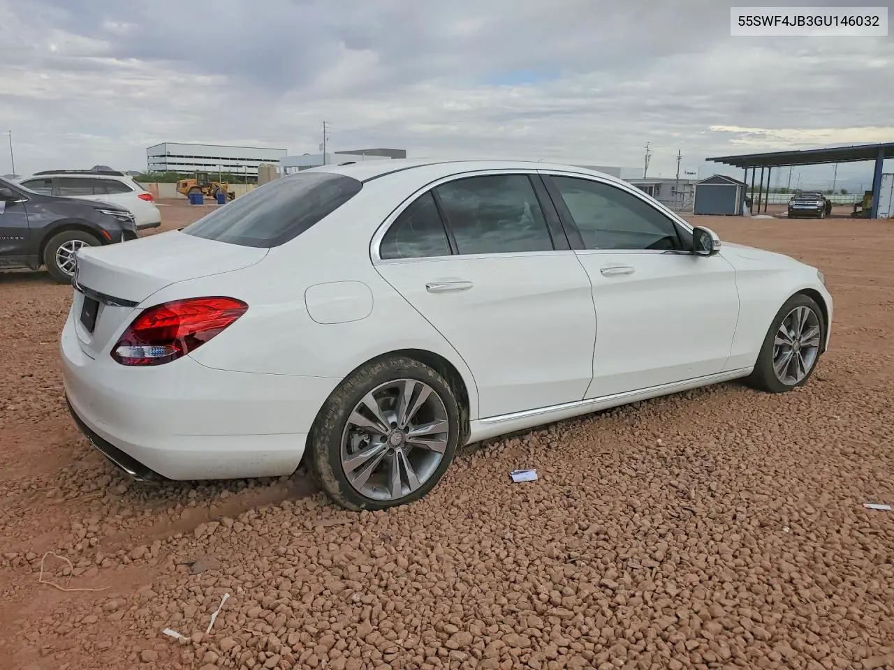 2016 MERCEDES C-KLASSE VIN 55SWF4JB3GU146032 — фото 3
