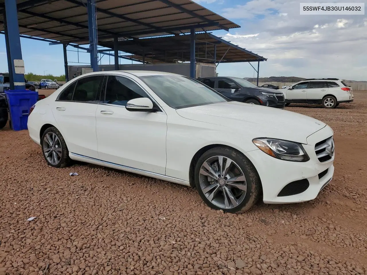 2016 MERCEDES C-KLASSE VIN 55SWF4JB3GU146032 — фото 4