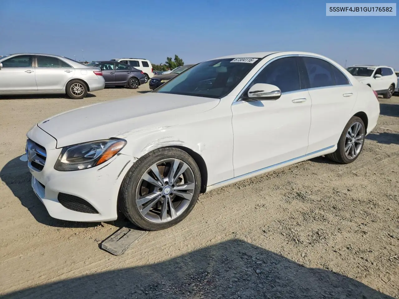 MERCEDES C-KLASSE 2016, VIN 55SWF4JB1GU176582