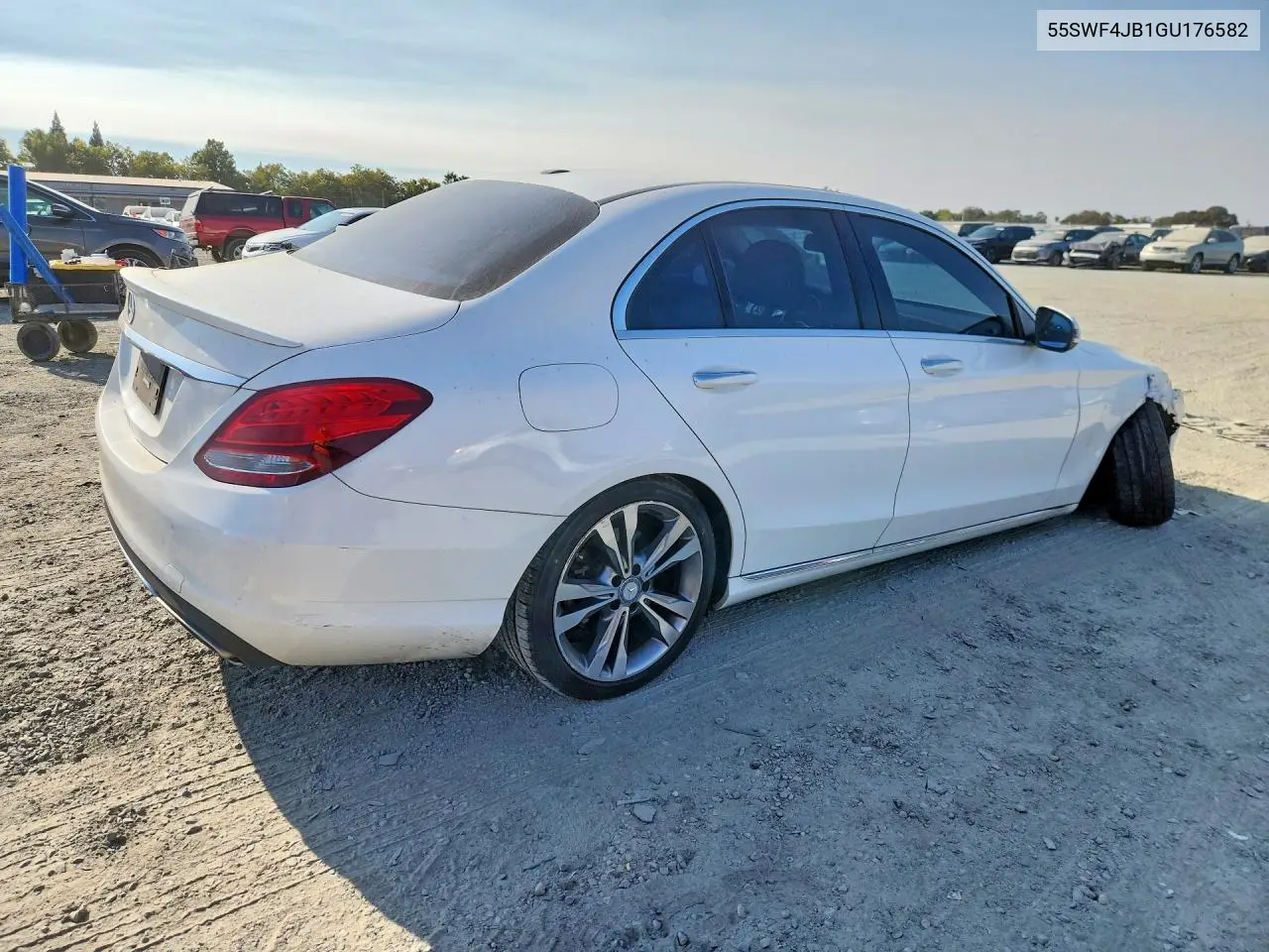 2016 MERCEDES C-KLASSE VIN 55SWF4JB1GU176582 — фото 3