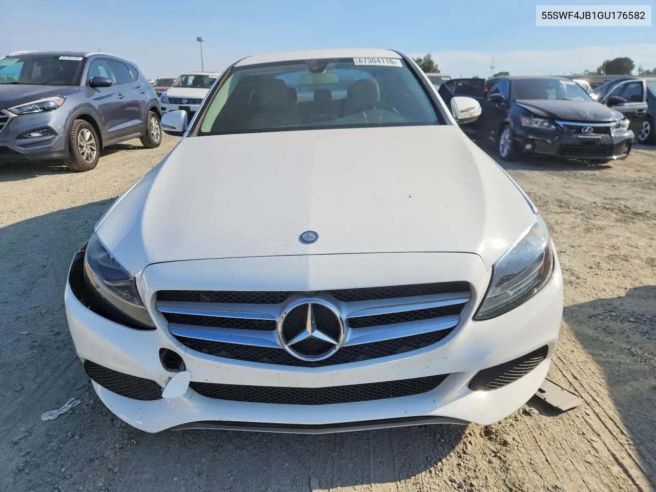 2016 MERCEDES C-KLASSE VIN 55SWF4JB1GU176582 — фото 5
