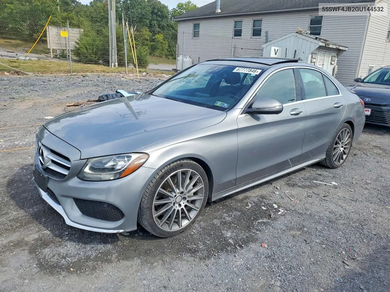 MERCEDES C-KLASSE 2016, VIN 55SWF4JB2GU144532