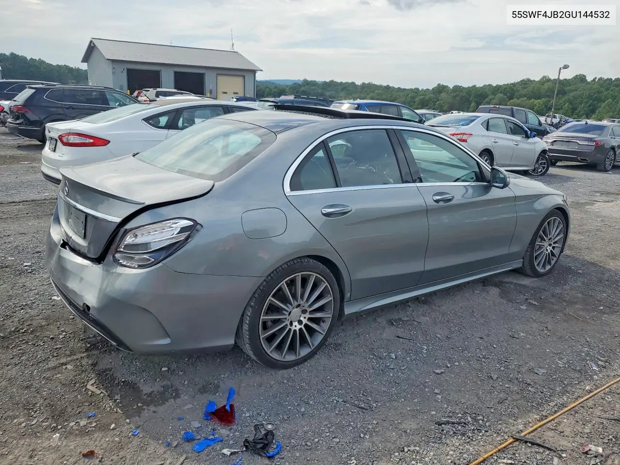 2016 MERCEDES C-KLASSE VIN 55SWF4JB2GU144532 — фото 3