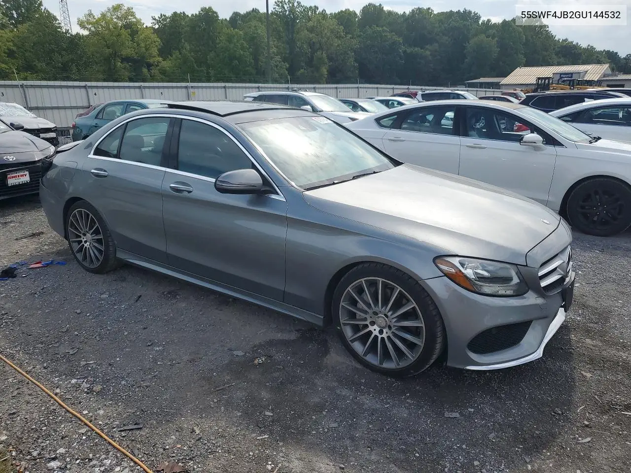 2016 MERCEDES C-KLASSE VIN 55SWF4JB2GU144532 — фото 4