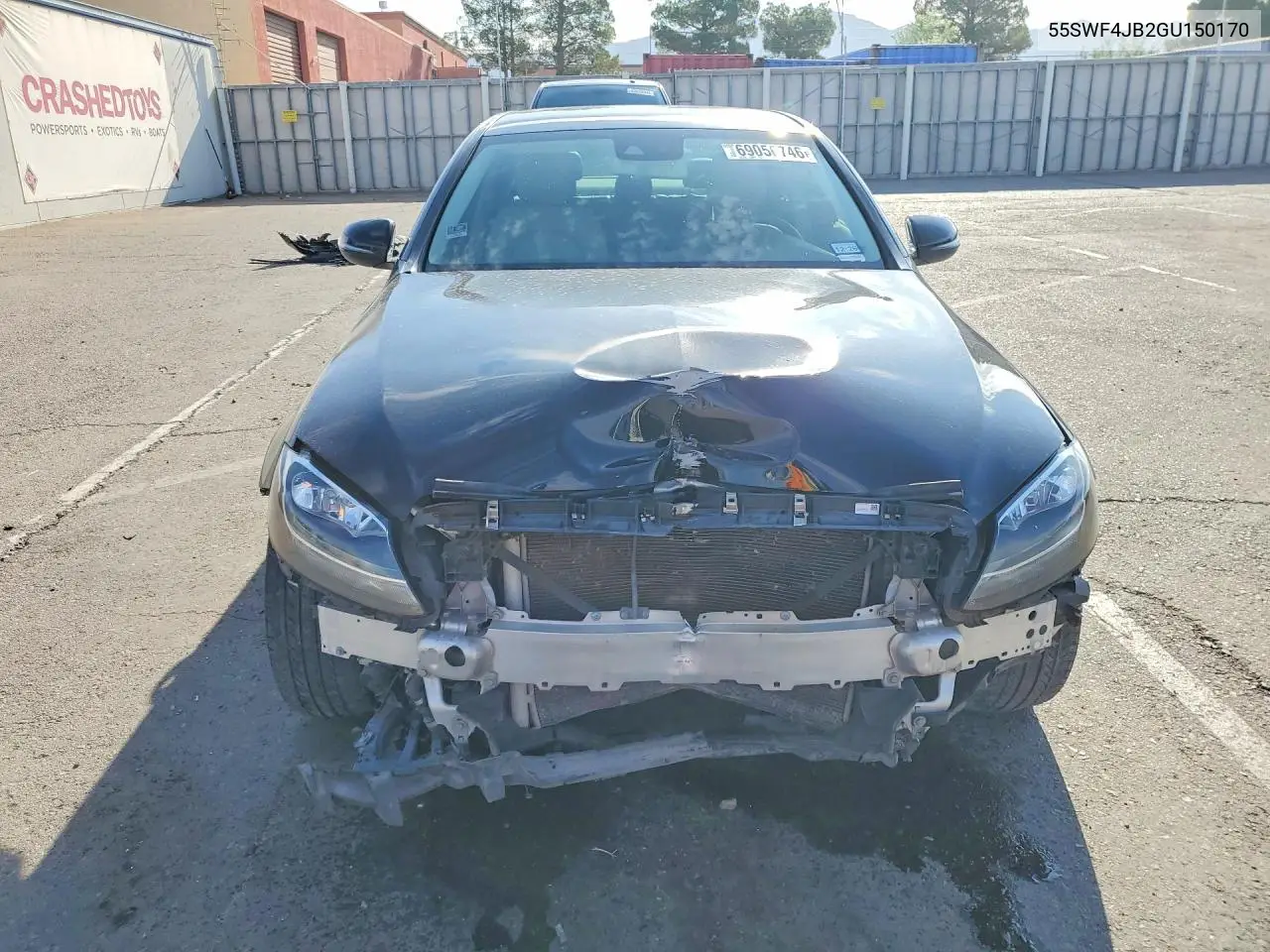 2016 MERCEDES C-KLASSE VIN 55SWF4JB2GU150170 — фото 5