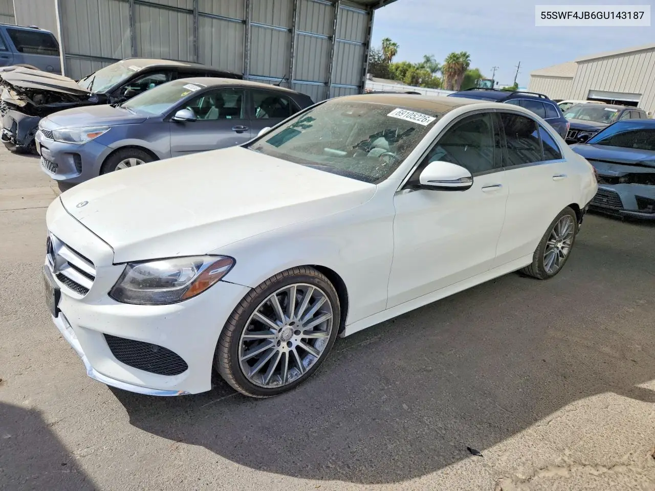 MERCEDES C-KLASSE 2016, VIN 55SWF4JB6GU143187