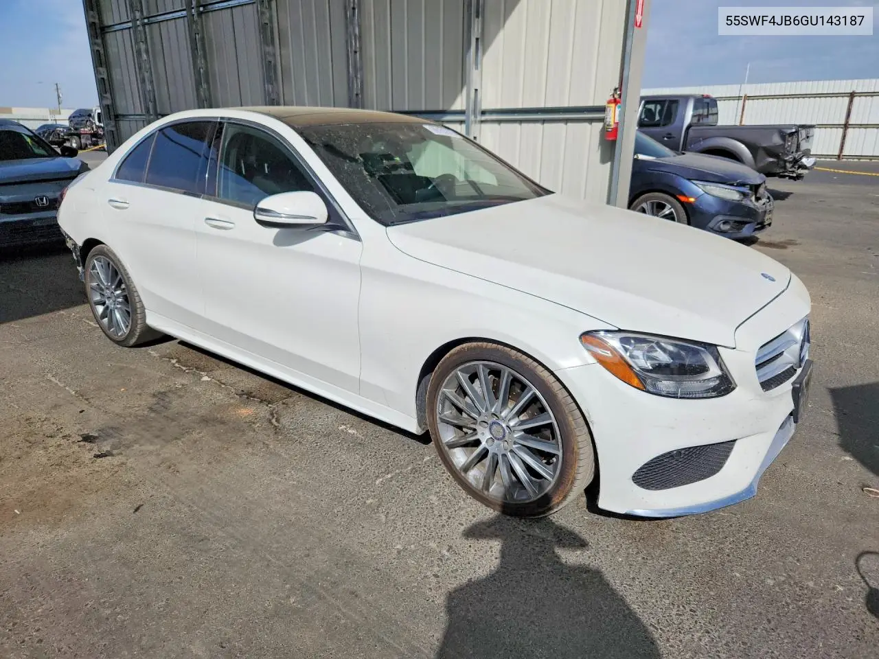 2016 MERCEDES C-KLASSE VIN 55SWF4JB6GU143187 — фото 4