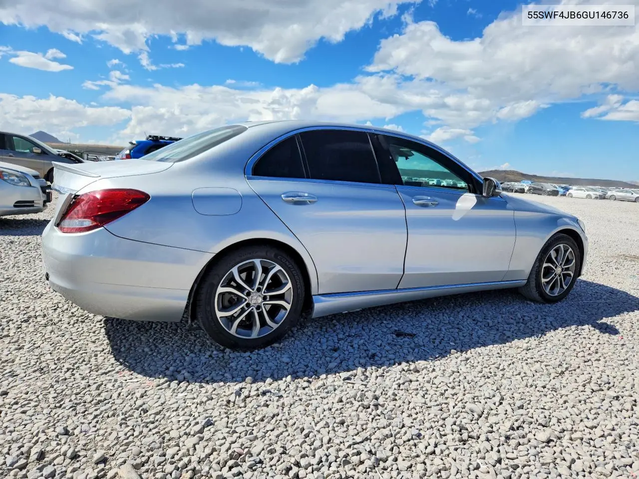 2016 MERCEDES C-KLASSE VIN 55SWF4JB6GU146736 — фото 3
