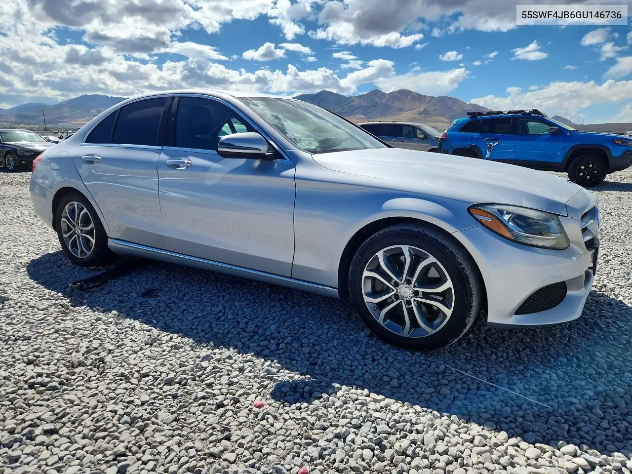 2016 MERCEDES C-KLASSE VIN 55SWF4JB6GU146736 — фото 4