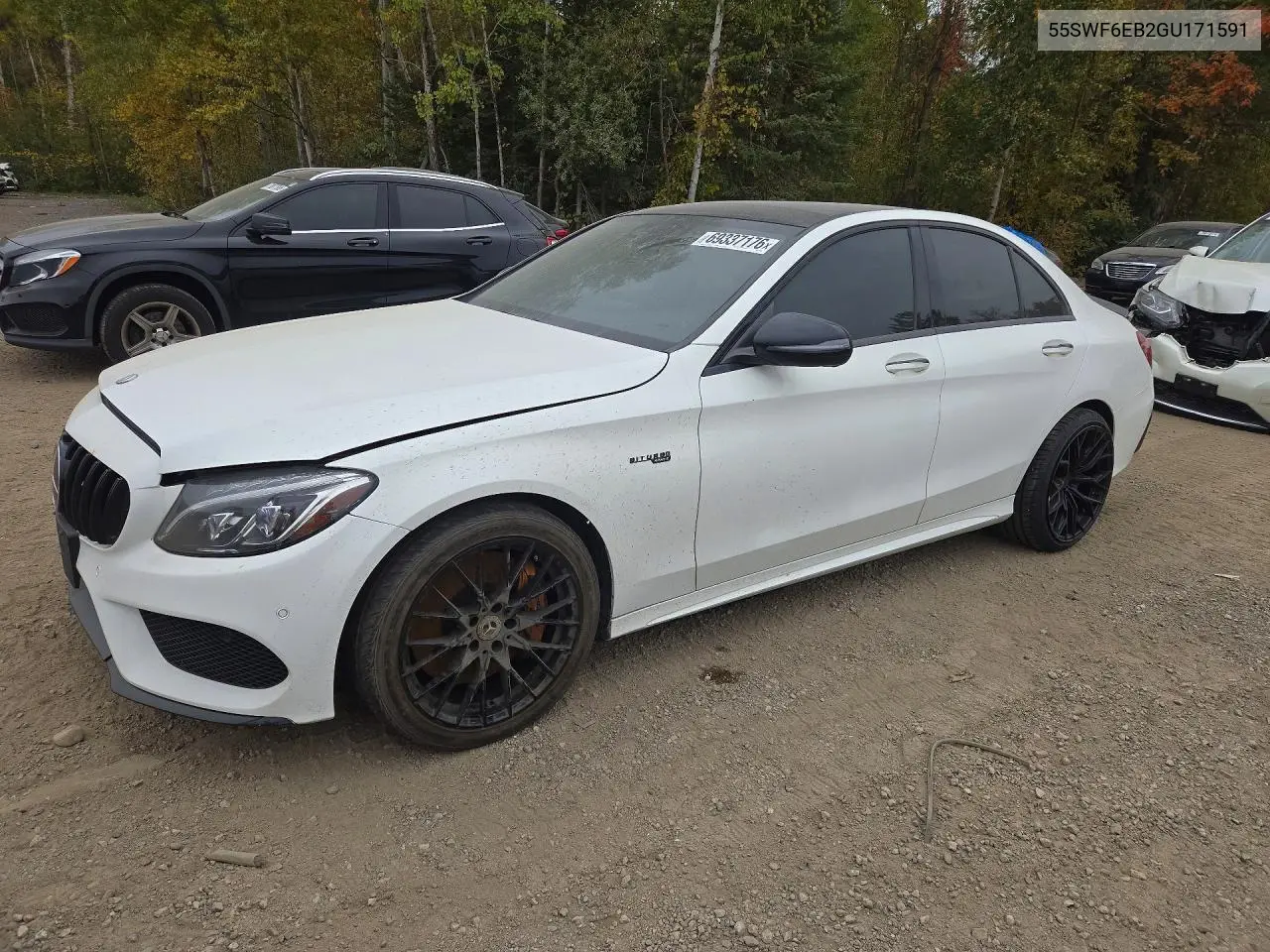 MERCEDES C-KLASSE 2016, VIN 55SWF6EB2GU171591