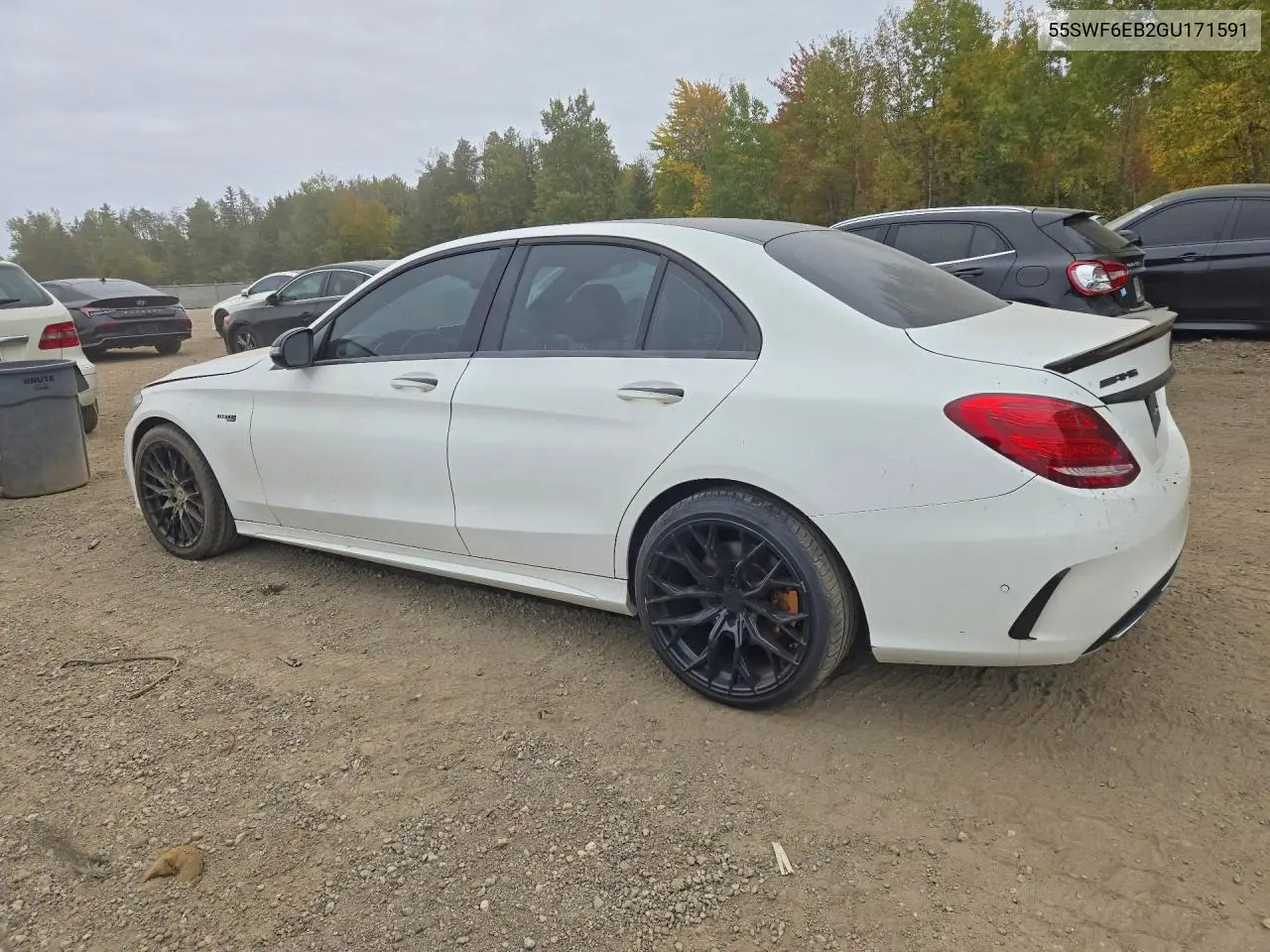 2016 MERCEDES C-KLASSE VIN 55SWF6EB2GU171591 — фото 2