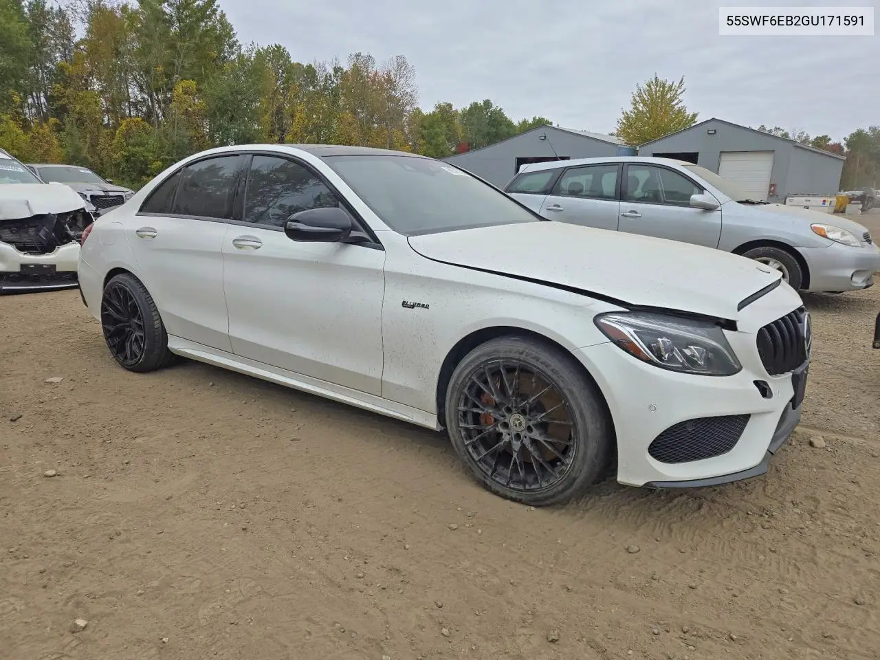 2016 MERCEDES C-KLASSE VIN 55SWF6EB2GU171591 — фото 4