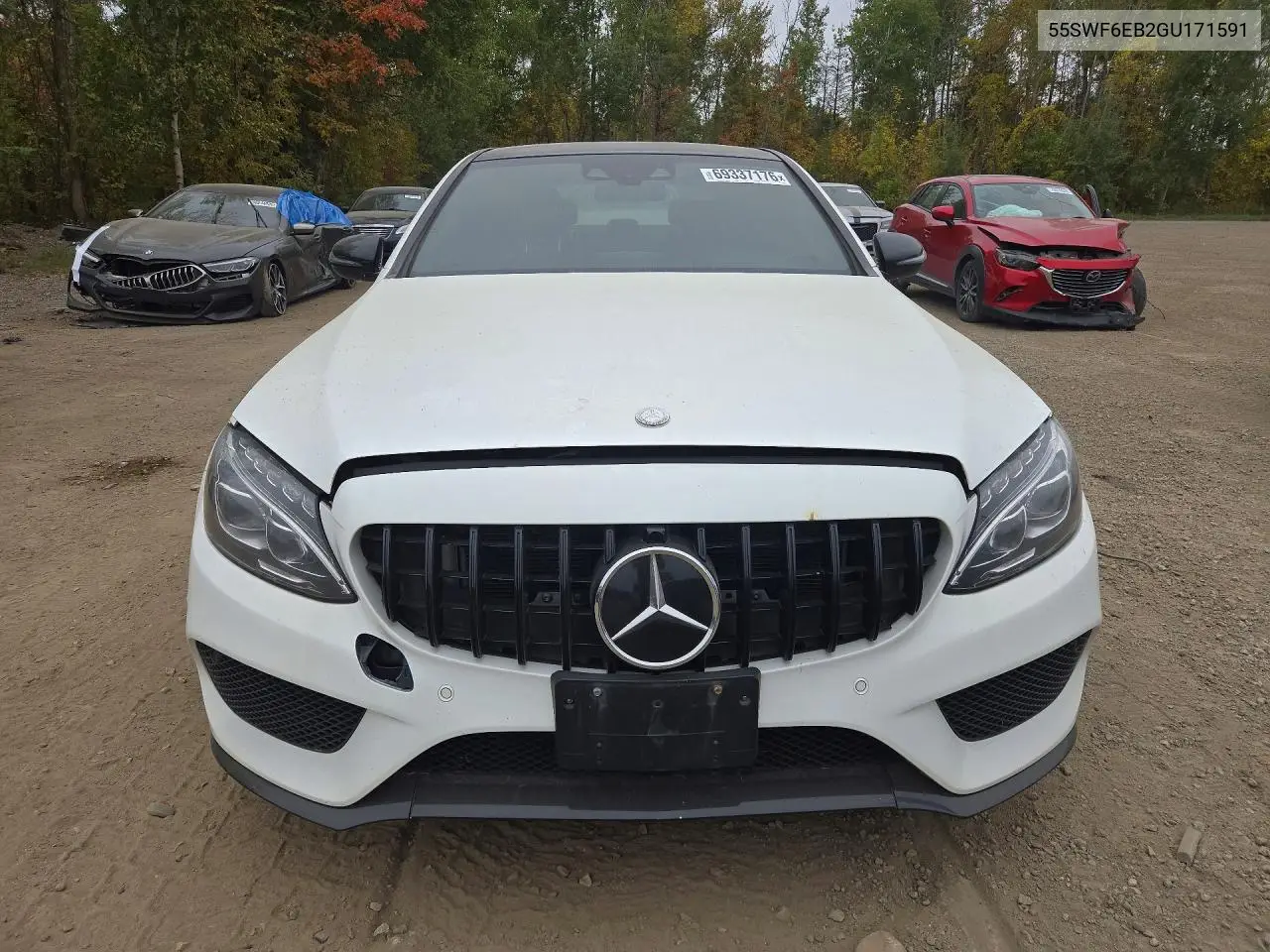 2016 MERCEDES C-KLASSE VIN 55SWF6EB2GU171591 — фото 5